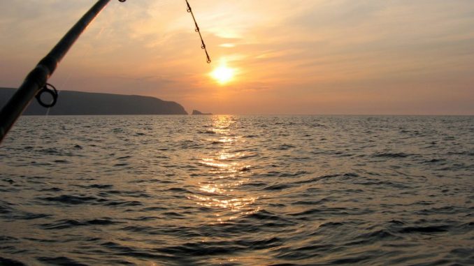 Fishing at sunset on the Donegal coast (© John Rafferty Photography)