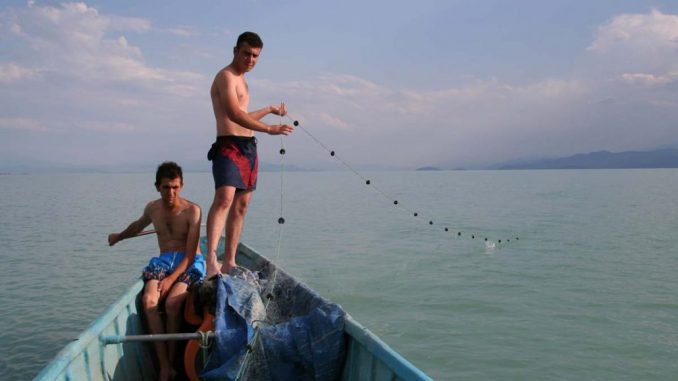 pêche au filet